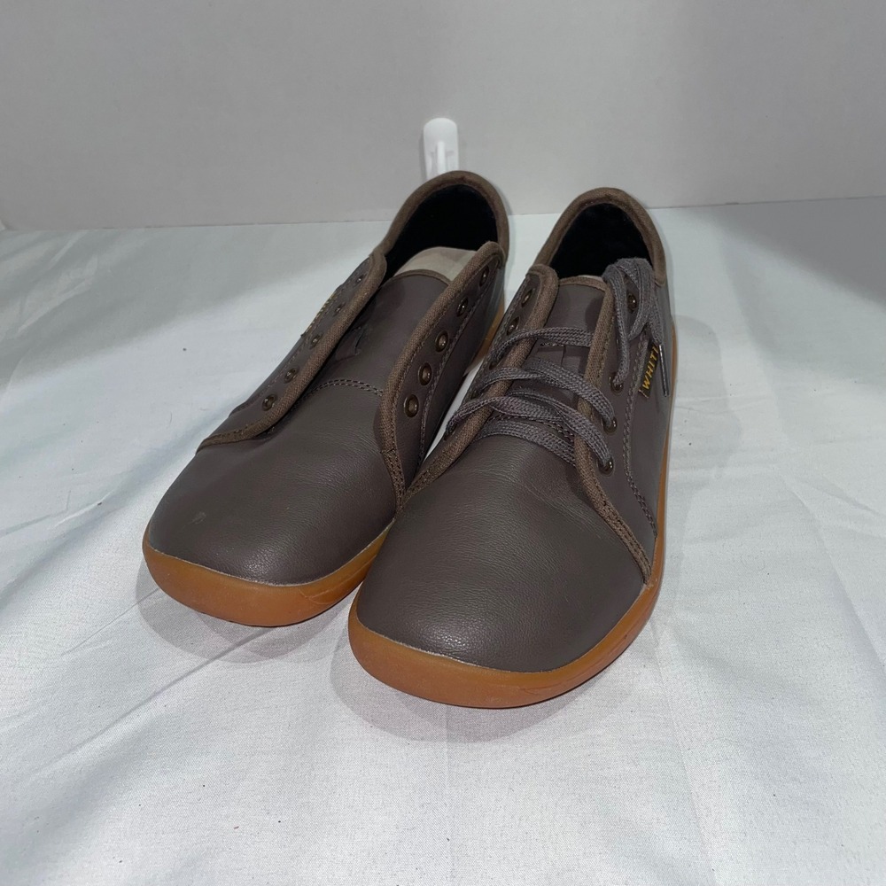 Whitin‎ Barefoot Sneakers Brown Minimalist Wide Toe Box Zero Drop Shoes Size 39